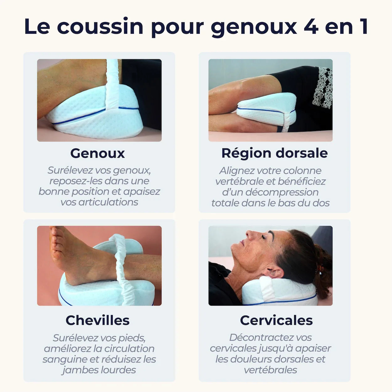 Coussin Orthopédique Genoux Cellsius